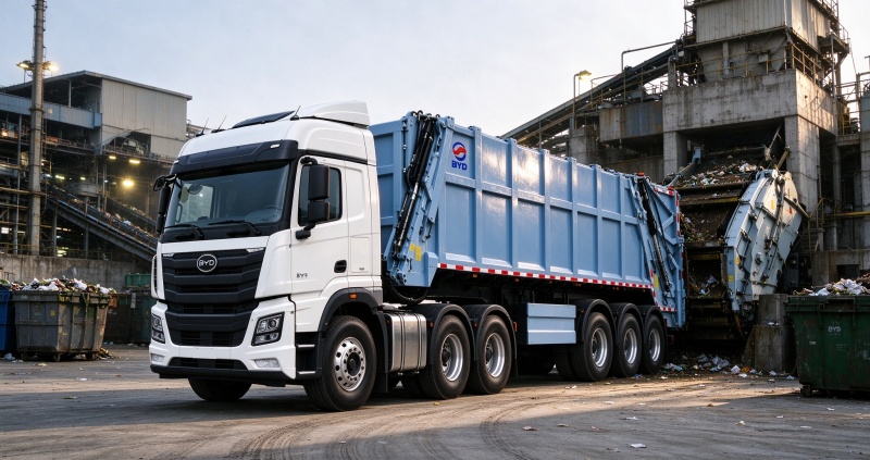 Compressed Garbage Semi Trailer for Sale for Waste Transfer Fleets