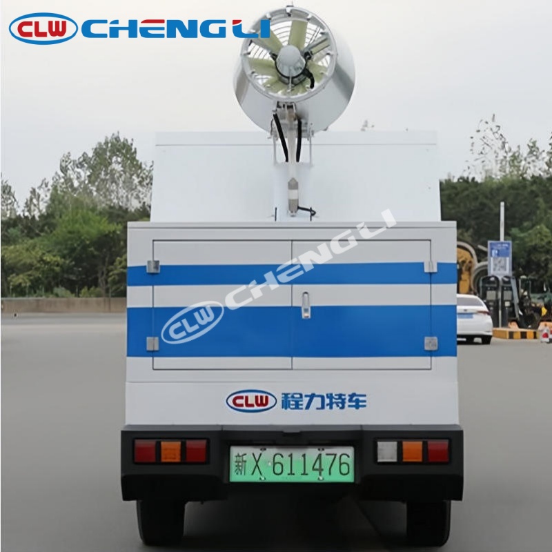 Autonomous Electric Fog Cannon Truck