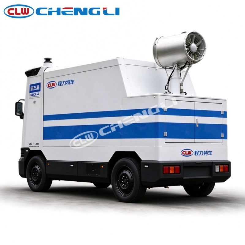 Autonomous Electric Fog Cannon Truck