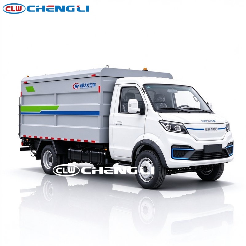 Electric Sealed Bin Garbage Truck