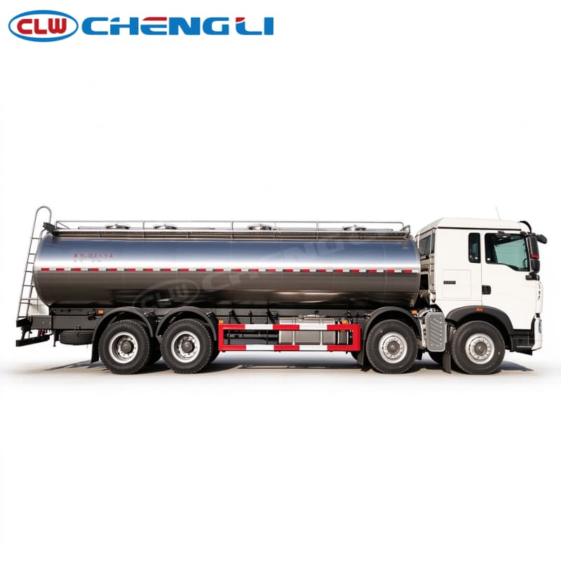 howo 8x4 22000I milk tanker truck