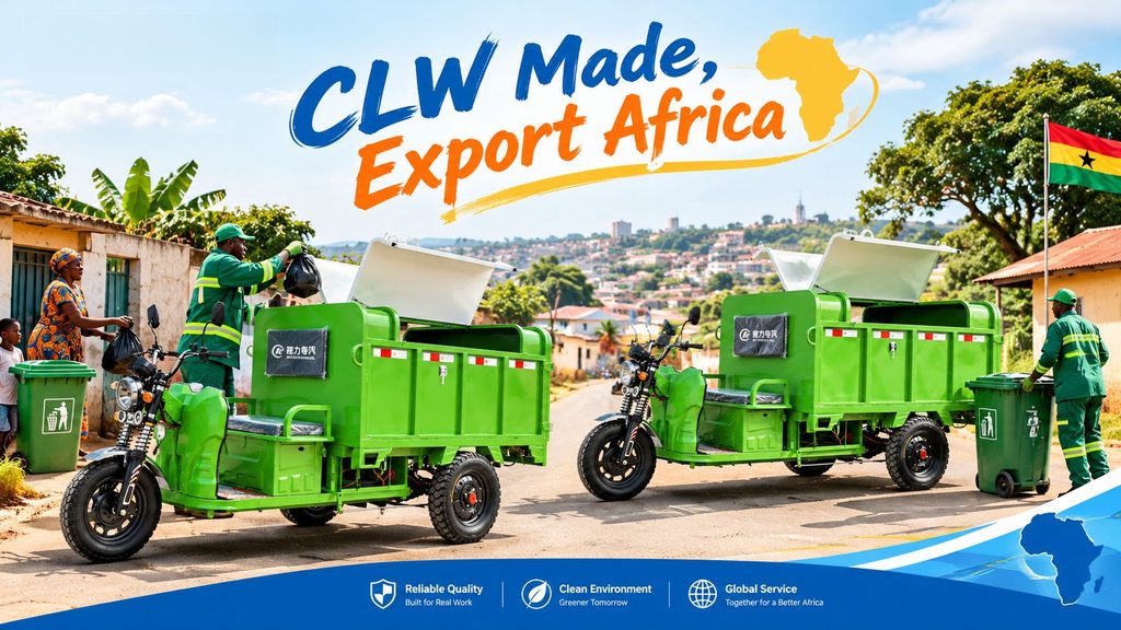 hree-Wheel Garbage Collection Vehicle – For Narrow Streets and Communities