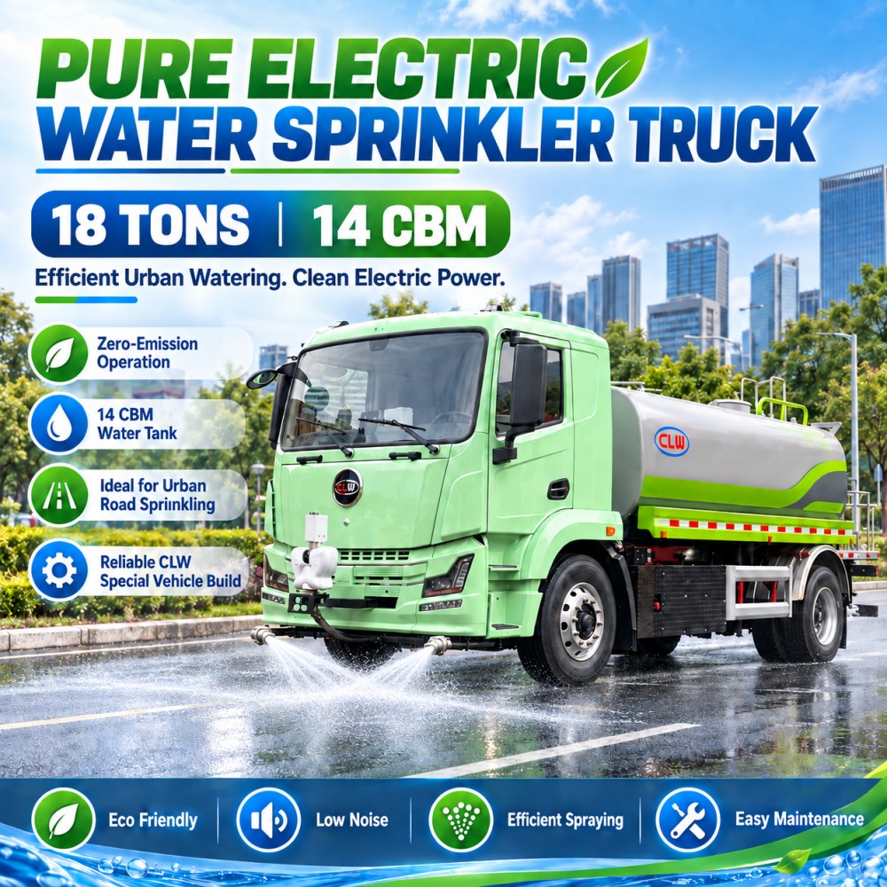 18t Electric Water Sprinkler Truck